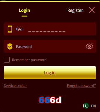 666D login preview